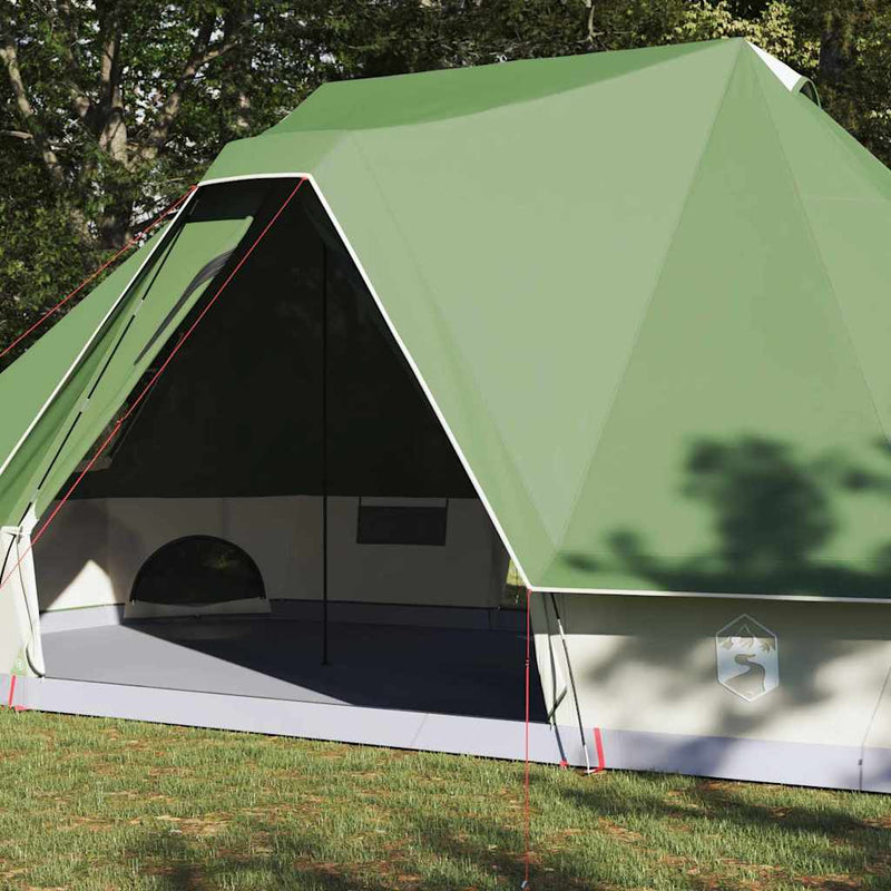 ギャラリービューアに画像をロードする, Vidaxl familie tipi tent tipi met dak groen 680 x 430 x 270 cm
