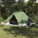 Vidaxl familie tipi tent tipi met dak groen 680 x 430 x 270 cm