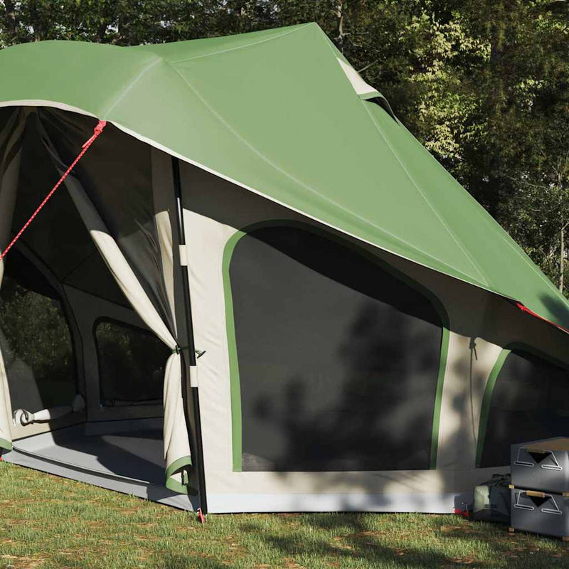 ギャラリービューアに画像をロードする, Vidaxl familie tipi tent tipi met dak groen 508 x 470 x 300 cm
