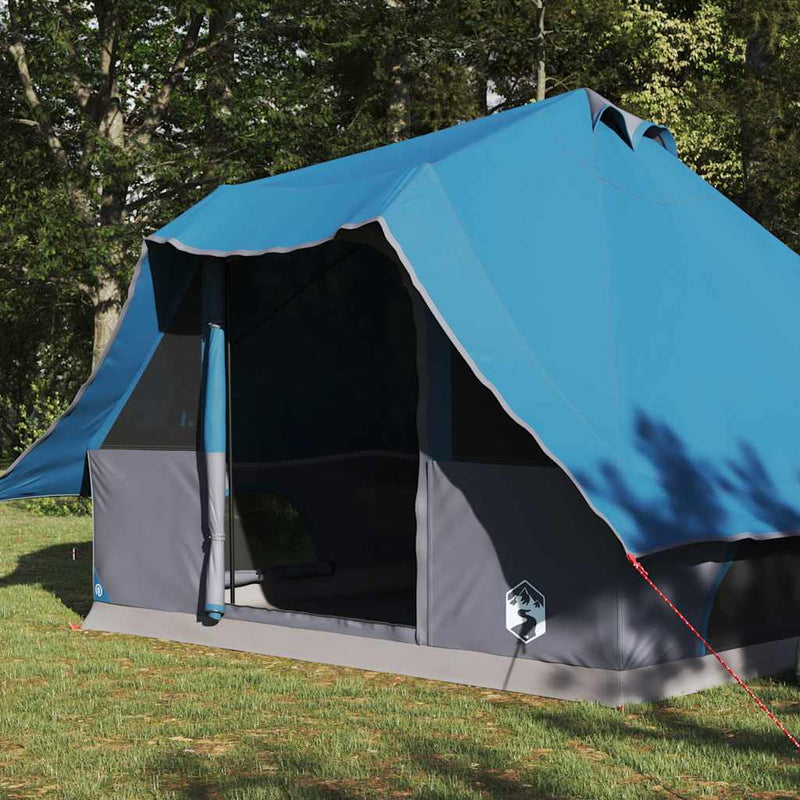 ギャラリービューアに画像をロードする, Vidaxl tipi tent met dak met opslag blauw 358 x 296 x 258 cm taft
