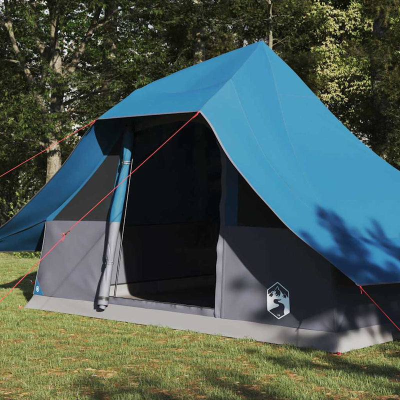 ギャラリービューアに画像をロードする, Vidaxl tipi tent met dak met opslag blauw 364 x 281 x 257 cm taft
