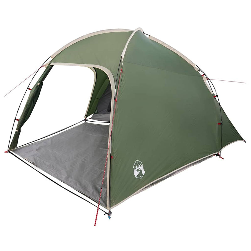 Afbeelding laden in galerijviewer, Vidaxl tent huisje groen 370 x 230 x 185 cm polyester en glasvezel
