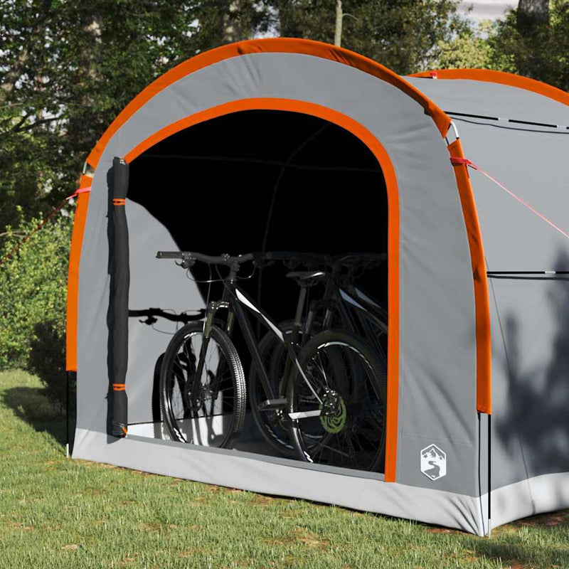 ギャラリービューアに画像をロードする, Vidaxl tent met dak grijs en oranje 268 x 240 x 191 cm polyester
