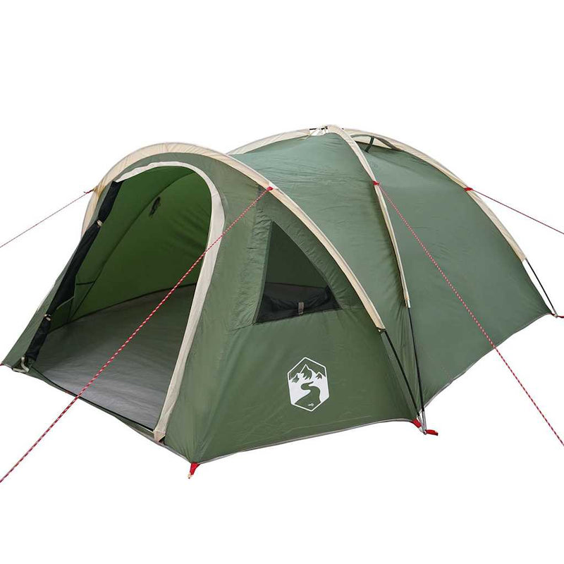 ギャラリービューアに画像をロードする, Vidaxl camping tent met dak groen 308 x 268 x 130 cm polyester
