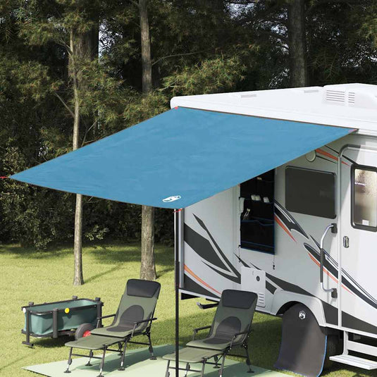 Vidaxl waterdicht zeil met dak blauw