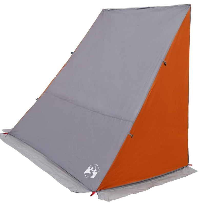 ギャラリービューアに画像をロードする, Vidaxl achterkleptent met dak grijs en oranje 190 x 150 x 185 cm taft
