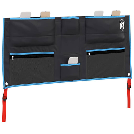 Vidaxl opslagzak met opslag zwart en blauw 98 x 47 cm oxford