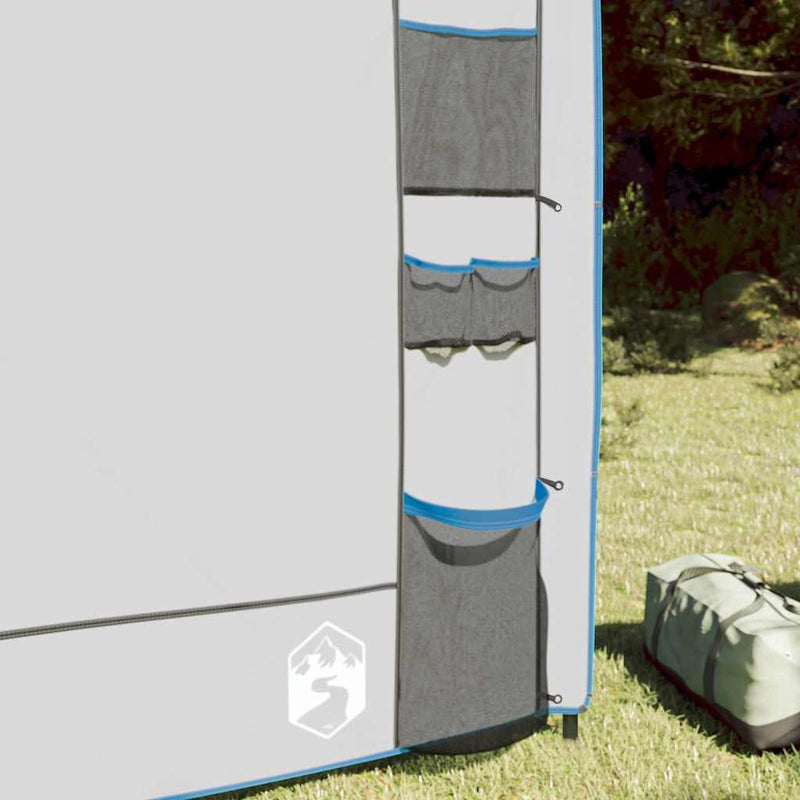 Chargez l'image dans la visionneuse de la galerie, Vidaxl hangende tentorganiser grijs en blauw 320 x 182 cm oxford
