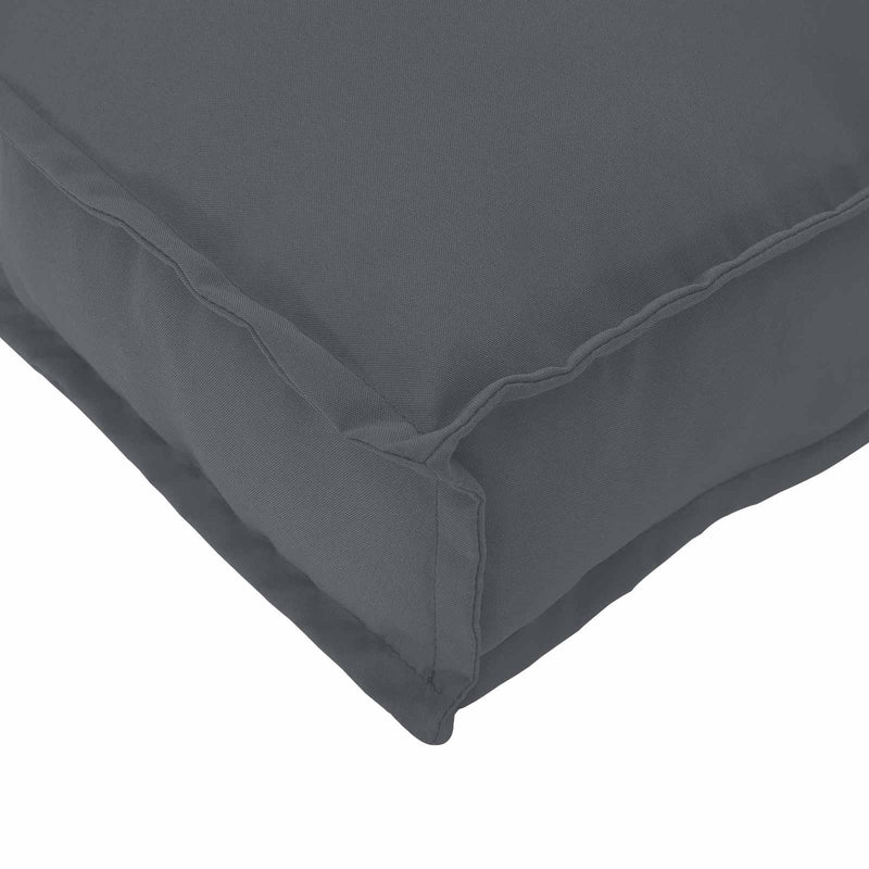 Afbeelding laden in galerijviewer, Vidaxl pallet kussen set 2 pcs antraciet oxford stof
