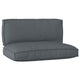 Vidaxl pallet kussen set 2 pcs antraciet oxford stof
