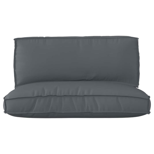 Vidaxl pallet kussen set 2 pcs antraciet oxford stof