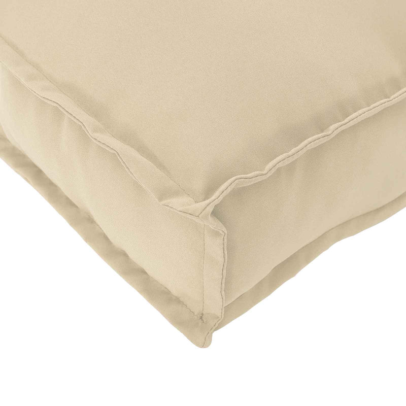 Afbeelding laden in galerijviewer, Vidaxl pallet kussen set 2 pcs beige oxford stof

