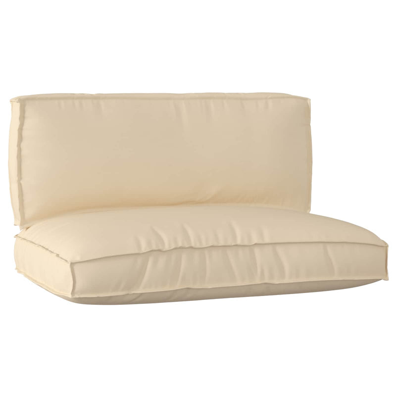 Afbeelding laden in galerijviewer, Vidaxl pallet kussen set 2 pcs beige oxford stof
