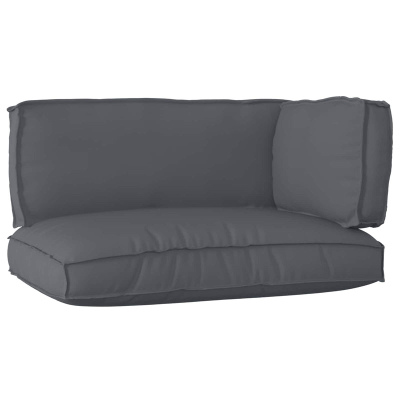 Afbeelding laden in galerijviewer, Vidaxl pallet kussen set 3 pcs antraciet oxford stof
