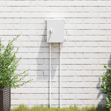 Vidaxl bedieningskast grijs 47 x 20 x 60 cm abs kunststof