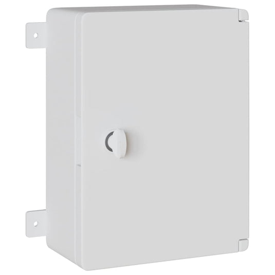 Vidaxl bedieningskast grijs 47 x 20 x 60 cm abs kunststof