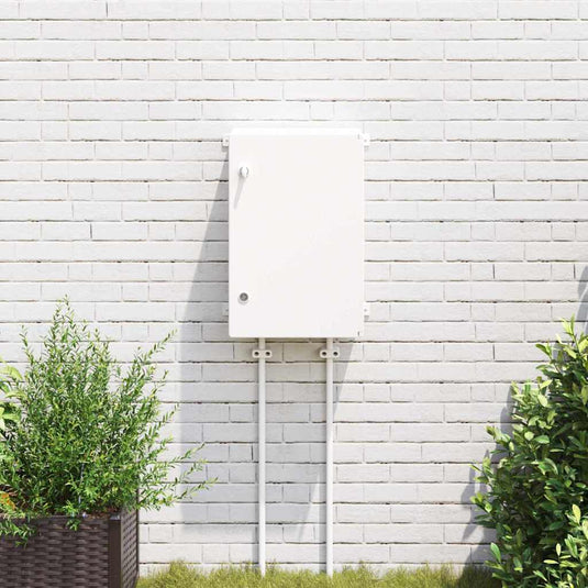 Vidaxl bedieningskast grijs 47 x 20 x 60 cm abs kunststof