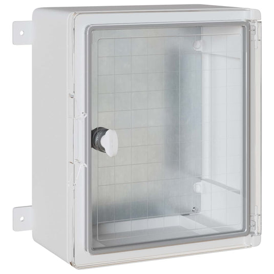 Vidaxl bedieningskast grijs 30 x 16,5 x 35 cm abs kunststof