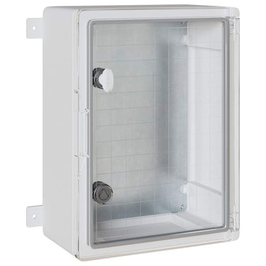 Vidaxl bedieningskast grijs 30 x 16,5 x 40 cm abs kunststof