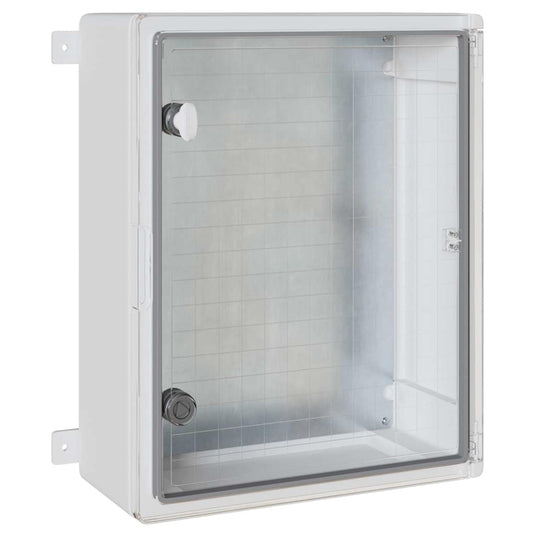 Vidaxl bedieningskast grijs 40 x 17,5 x 50 cm abs kunststof
