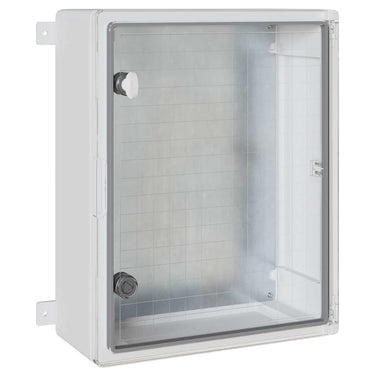 Vidaxl bedieningskast grijs 40 x 24,5 x 50 cm abs kunststof