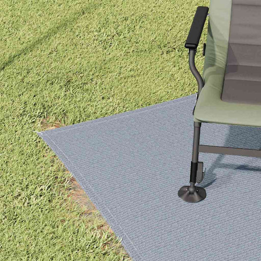 Vidaxl tenttapijt blauw en grijs 200 x 250 cm polyetheen