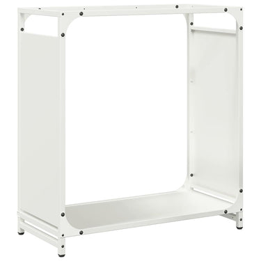 Vidaxl brandhoutrek 60x28x65 cm koudgewalst staal wit