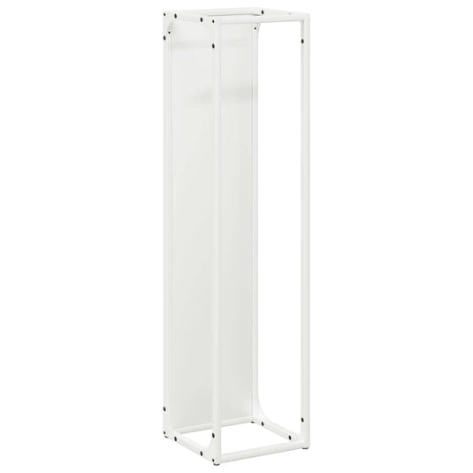 Vidaxl brandhoutrek 25x25x100 cm koudgewalst staal wit
