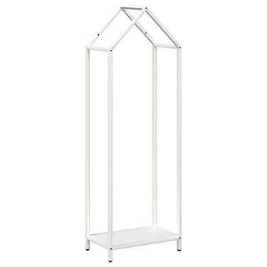 Vidaxl brandhoutrek 40x25x120 cm koudgewalst staal wit