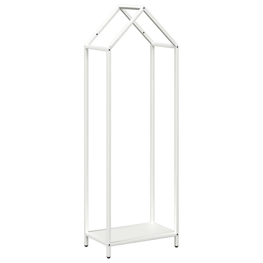 Vidaxl brandhoutrek 40x25x120 cm koudgewalst staal wit