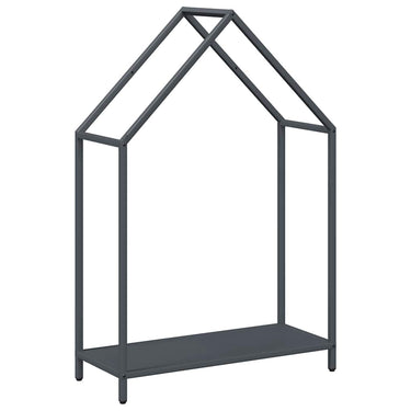 Vidaxl brandhoutrek 60x25x90 cm koudgewalst staal antracietkleurig