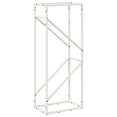 Vidaxl brandhoutrek 40x25x100 cm koudgewalst staal wit