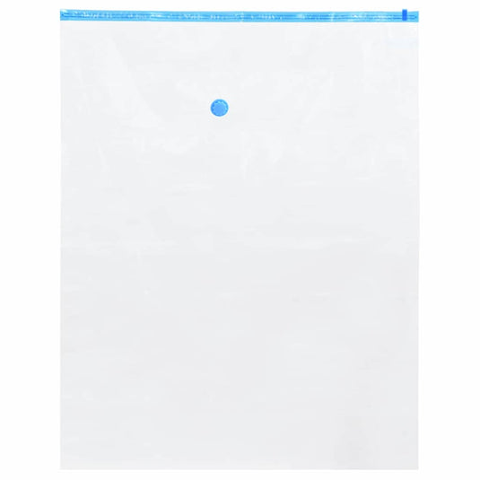 Vidaxl opslagzakken met opslag 20 pcs transparant en blauw 100 x 80 cm