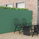 Vidaxl tuinhek dubbelzijdig groen 1,8x5 m pvc