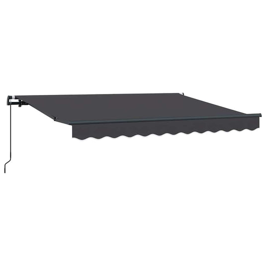 Vidaxl inklapbaar zonnescherm antraciet 250 x 200 cm stof
