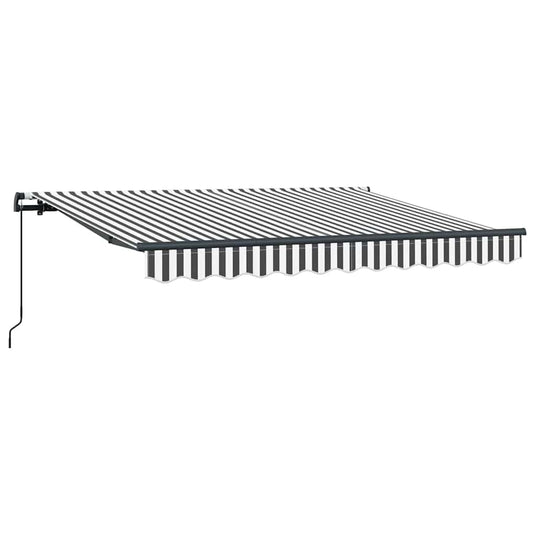 Vidaxl inklapbaar zonnescherm antraciet 250 x 200 cm stof