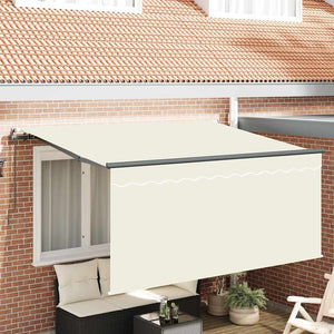 Vidaxl inklapbaar zonnescherm crème 300 x 200 cm