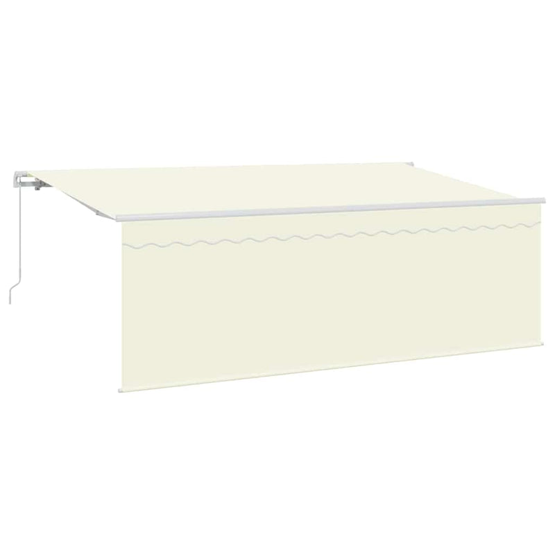 ギャラリービューアに画像をロードする, Vidaxl zonnescherm met screen crème 350 x 200 x 120 cm stof en metaal

