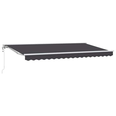 Vidaxl inklapbaar zonnescherm antraciet 350 x 200 cm