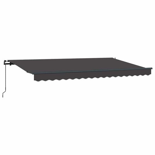 Vidaxl inklapbaar zonnescherm antraciet 350 x 200 cm stof