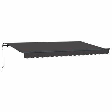 Vidaxl inklapbaar zonnescherm antraciet 350 x 200 cm stof