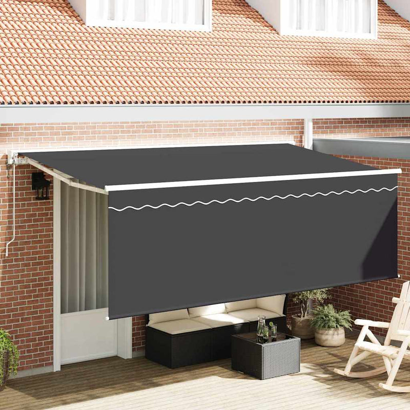 ギャラリービューアに画像をロードする, Vidaxl inklapbaar zonnescherm antraciet 350 x 200 cm
