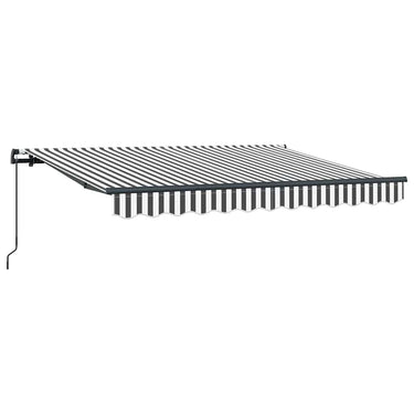 Vidaxl inklapbaar zonnescherm antraciet 350 x 200 cm stof