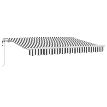 Vidaxl inklapbaar zonnescherm antraciet 350 x 200 cm stof