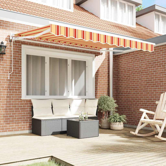 Vidaxl zijde frame meerkleurig 350 x 200 cm polyester met pu-coating