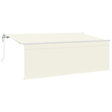 Vidaxl inklapbaar zonnescherm crème 400 x 200 cm