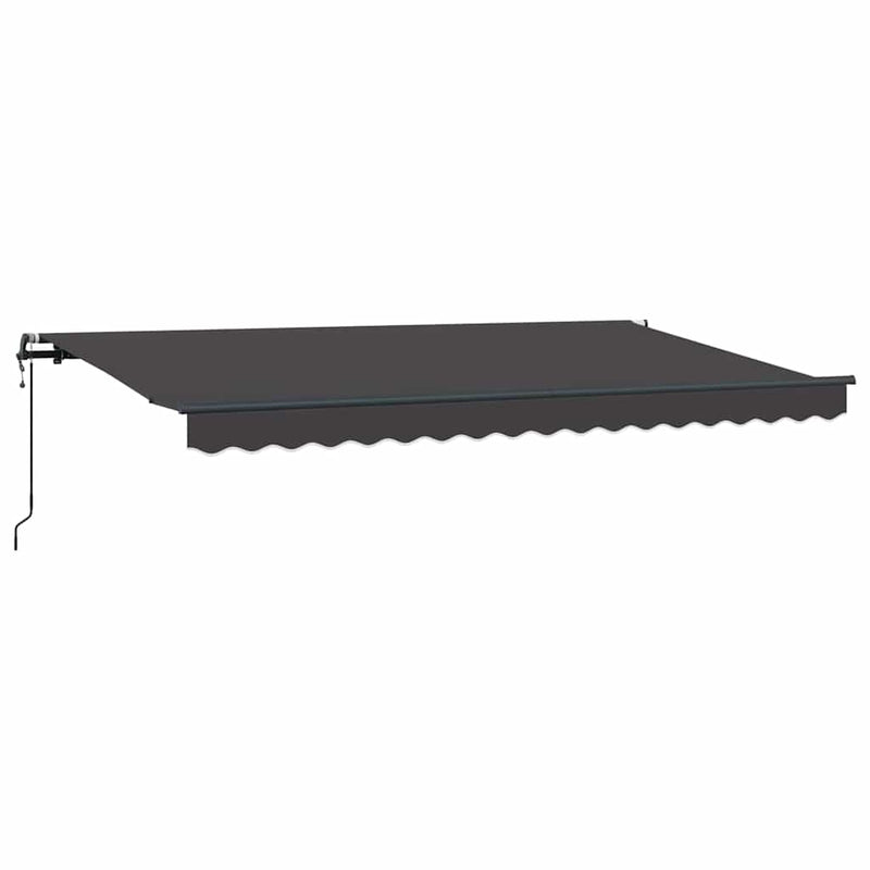 Afbeelding laden in galerijviewer, Vidaxl inklapbaar zonnescherm antraciet 400 x 200 cm stof
