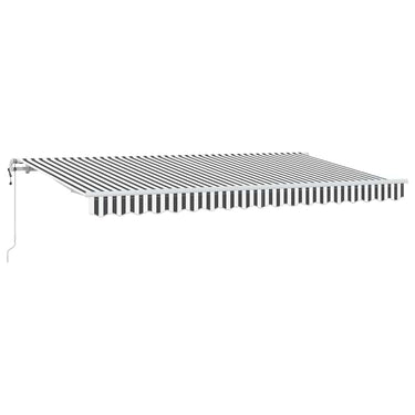 Vidaxl inklapbaar zonnescherm antraciet 400 x 200 cm stof