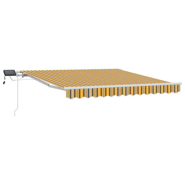 Vidaxl inklapbaar zonnescherm multikleur 300 x 250 cm stof en staal
