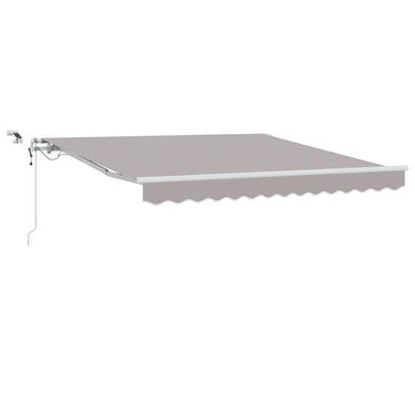 Vidaxl inklapbaar zonnescherm lichtgrijs 300 x 250 cm